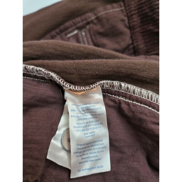 Faherty‎ Burgundy Corduroy Drawstring Shorts Pockets Size Small Mens - Picture 13 of 14